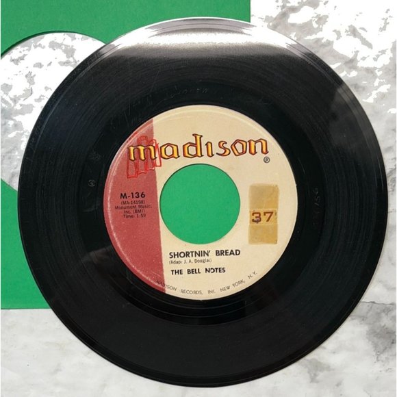 The Bell Notes Shortnin Bread / To Each His Own 45 Rock Madison 136 - Picture 4 of 6